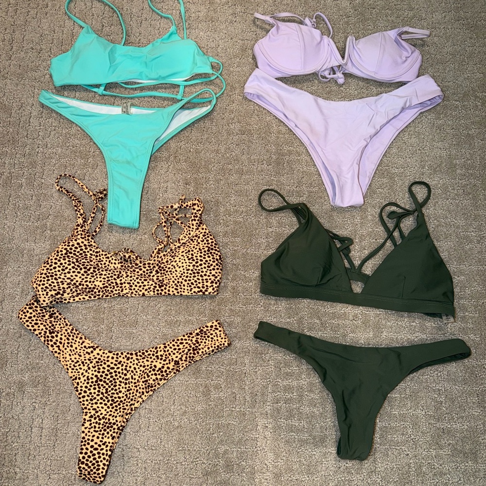 Lot of 4 shein bikinis